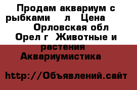 Продам аквариум с рыбками 100л › Цена ­ 10 000 - Орловская обл., Орел г. Животные и растения » Аквариумистика   